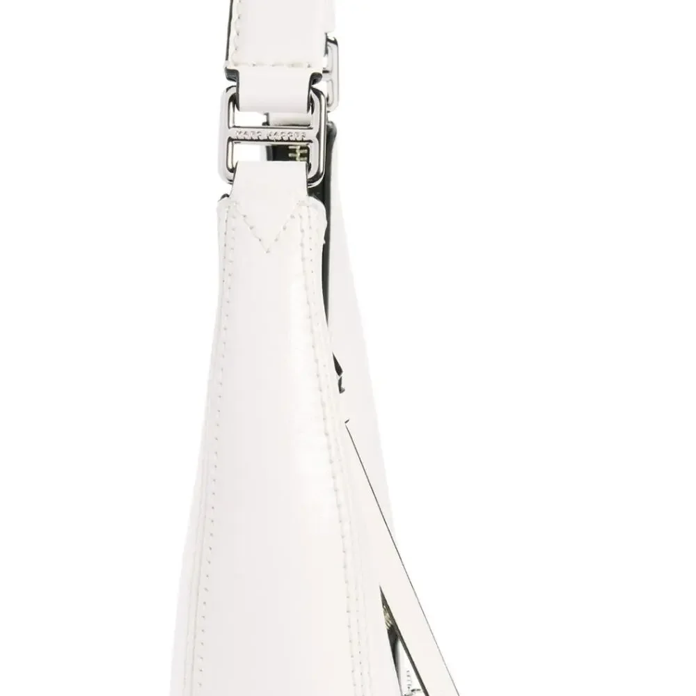 New Marc Jacobs Small Crinkle crescent shoulder bag White